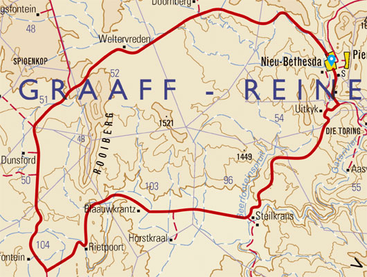 Rietpoort MTB route - Nieu Bethesda