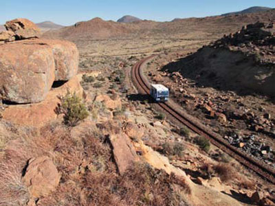 Train up the Loodsberg Pass - Nieu Bethesda