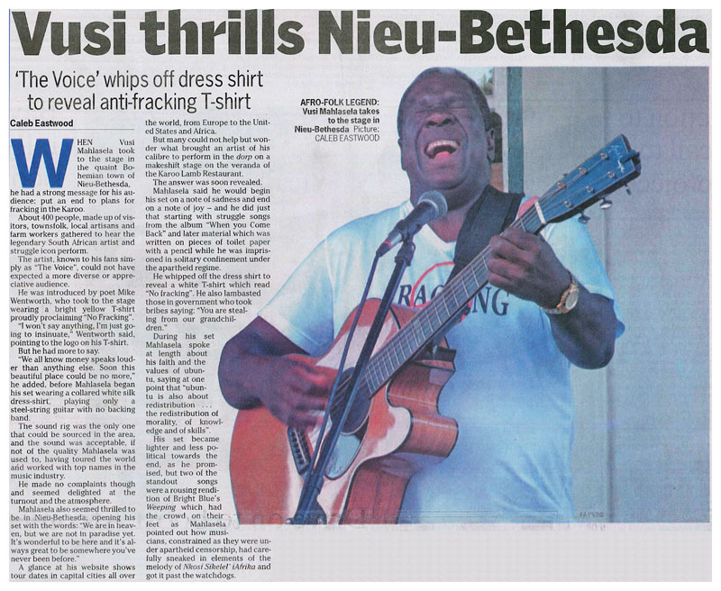 Vusi Mahlasela